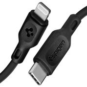 Spigen Essential Apple USB-C to Lightning PD (Power Delivery Destekli) Hızlı Şarj ve Data Kablo MFI Lisanslı (1 Metre) C10CL Black - 000CA27021