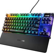 SteelSeries Apex 7 TKL - Mekanik Oyun Klavyesi - OLED Akıllı Ekran - Kompakt Biçim Faktörü - Kırmızı Düğmeler - Amerikan QWERTY