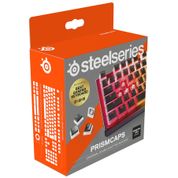 SteelSeries PrismCaps – Çift Taraflı Tuş Seti, "Pudding" Görünümlü, Tüm Standart Mekanik Klavyeler ile Uyumlu, MX Darbeler, Siyah (İngiltere Klavyesi Düzeni)