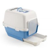 Stefanplast Mavi Cathy Kapalı Kedi Tuvaleti