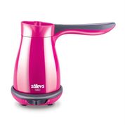 Stilevs Sadem 550 W 330 ml Su Hazneli 4 Fincan Kapasiteli Türk Kahvesi Makinesi Pembe