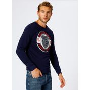 T-Box 5001629990004 Lacivert Bisiklet Yaka Erkek Sweatshirt