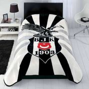 Taç Beşiktaş Kartal Lisanslı Tek Kişilik Battaniye