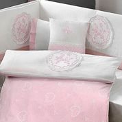 Taç Sweet Bird Pembe Bebek Uyku Seti