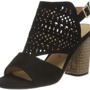 The Divine Factory Lova Slingback Siyah Kadın Sandalet