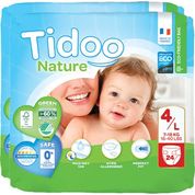 Tidoo NatureAntialerjik-Ekolojik Bebek Bezi No:4 Maxi 20 kg 48 adet