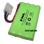 TNL Tamiya 3'lü Soketli 9.6 v 1300 mAH Oyuncak Araba Pili