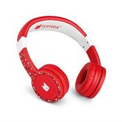 Tonies 04-0034 Kırmızı Beyaz Headphone Mikrofonlu Saç Bandı Kulaklık