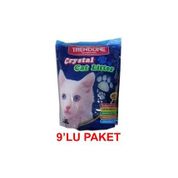 Trendline Tozsuz Silika Kristal 9x3,6 lt Kedi Kumu