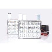 TveT 40 Ledli Kırmızı-Mavi Panjur İçi Flash