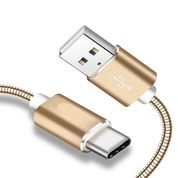 Type C Şarj Kablo Lopard USB C Metal Kablo (1metre) Çelik Örgülü Şarj Veri Kablosu Samsung Galaxy S9 Note 9 8 S8 +, LG V30 V20 G5 G6, Huawei P20 Lite, Xiaomi Mi 5 6 7 8, Macbook Pro, One Plus