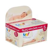 Uni Baby Yenidoğan 3x50'li Yaprak Çoklu Paket Islak Mendil