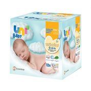 Uni Baby Yenidoğan 40x12'li 480 Yaprak Islak Havlu