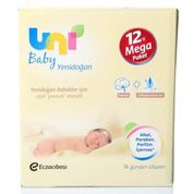 Uni Baby Yenidoğanlar İçin Islak Mendil 12'li Ekonomik Paket