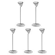 UPKOCH 5 adet Air Plant Stand Konteyner Tillandsia Tutucu Paslanmaz Çelik Tel Ayakta Durma Sistemi Ekran Rafları Metal Yumurta Tutucu Tablet Konteyner Ofis için Dekorasyon