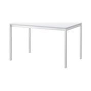 Uzay Ofis Mobilya Verzalit Beyaz 120 cm Yemek Masası