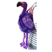 Vardem PDT181040-15.5 Sırt Çantası Askılı 38 cm Peluş Flamingo