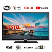VESTEL, JVC, FINLUX, HITACHI, TELEFUNKEN 24INC(61CM) FULLHD UYDULU SMART WIFI 600HZ ULTRAİNCE LED TV