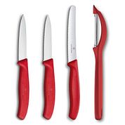 Victorinox VT674311 Kırmızı Soyacak ve Bıçak Seti