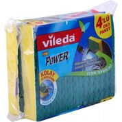 Vileda Power Yeşil Düz 4'lü Sünger