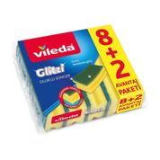 Vileda Yeşil Oluklu 8'li Hijyenik Bulaşık Süngeri