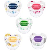 Wee Baby 0-6 Ay Silikon Desenli Damaklı Emzik