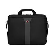 Wenger 600655 LEGACY 17" Triple-Gusset Laptop Çantası, Havaalanı Dostu iPad/Tablet ile Legacy 17" - Schlank Siyah WA-7444-14F00
