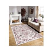 West Home Dijital Baskı Yıkanabilir Kaymaz Taban Salon Halısı 80x200cm WH018ROSE