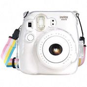 Wolven Fujifilm Instax mini 8/Mini 8 +/mini 9 Crystal Case kristal kamera için çanta ile ayarlanabilir gökkuşağı-Omuz askısı Fujifilm Instax mini 8/Mini 8 +/mini 9 COMINU049894