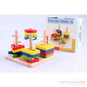 Wooden Toys Ahşap 4'lü Bul Tak Seti Oyuncak
