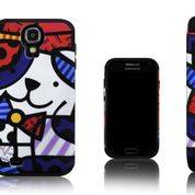 Xcessor Smile iki parça kılıfı yumuşak iç silikon tabaka ve plastik sert kapak Samsung Galaxy S4 I9500 için – siyah