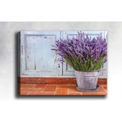 Yaylera Lavanta Çiçekleri Temalı Dekoratif 50x70 cm Kanvas Tablo