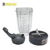 Yedek bıçaklar NutriBullet 600 W 900 W karıştırıcı & meyva sıkacağı mikser Nutri Bullet mikser haç için + 1 Conta yedek