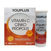 YouPlus Vitamin C Çinko Propolis 20 Efervesan Tablet