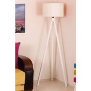 Zeyrek Tripod Beyaz-Beyaz Lambader