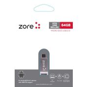 Zore 64 GB Metal USB Flash Disk