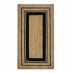 koctas 80x150 cm siyah detay hasir kilim fiyatlari