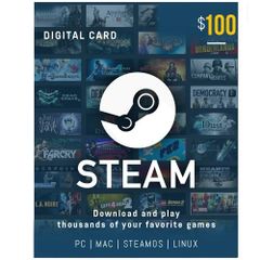 steam card 100 в‚¬