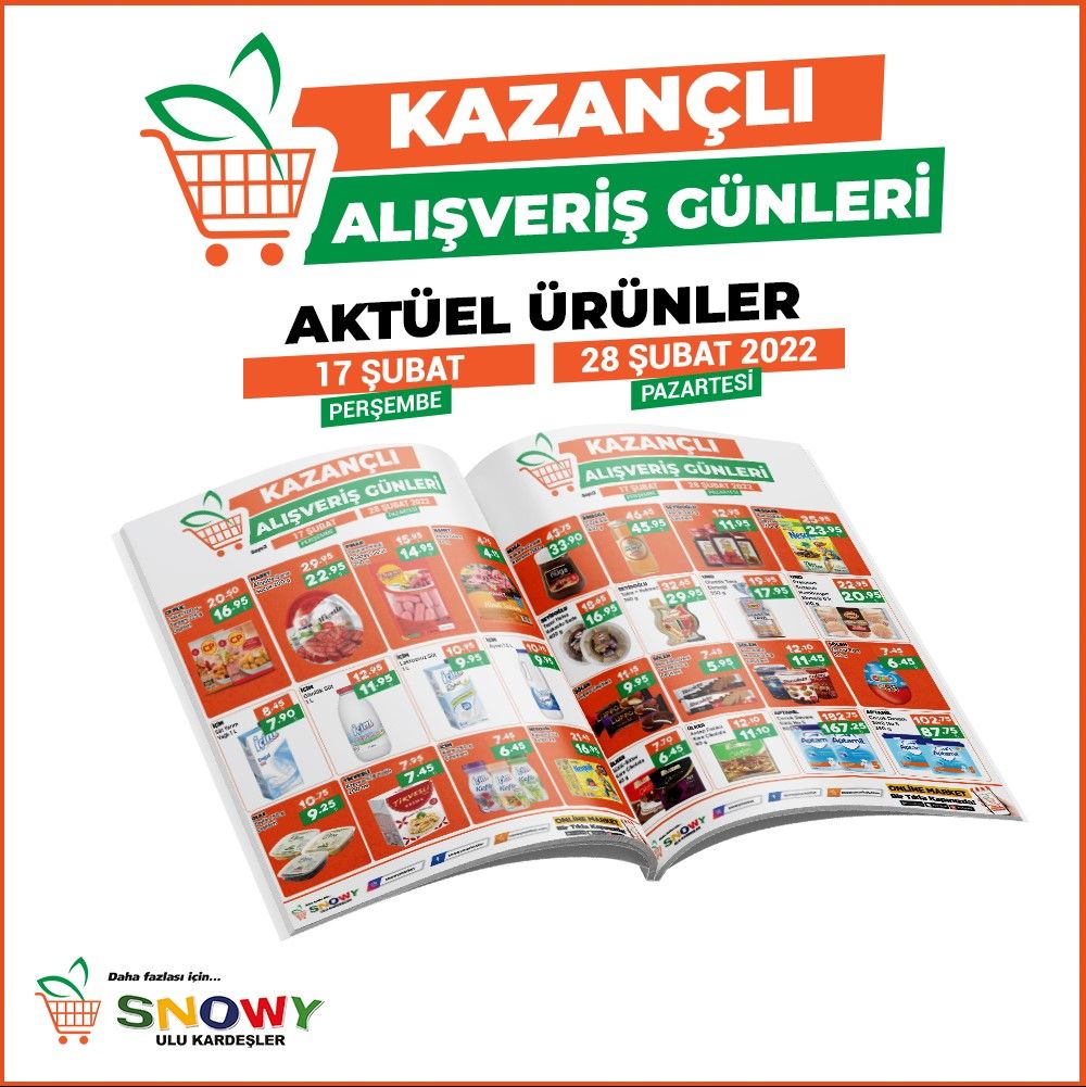 Snowymarket 16 Şubat 28 Şubat Broşürü