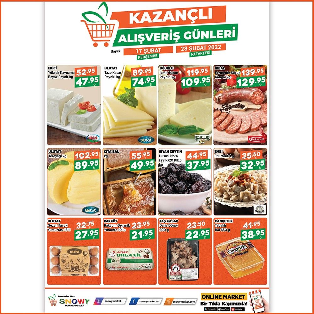 Snowymarket 16 Şubat 28 Şubat Broşürü