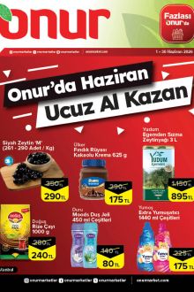 Onur Market İndirim Broşürü