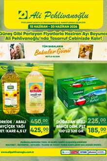 Ali Pehlivanoğlu Aktüel Ürünler