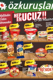 Özkuruşlar Market İndirim Kataloğu