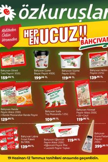 Özkuruşlar Market İndirim Kataloğu