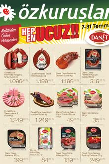 Özkuruşlar Market İndirim Kataloğu