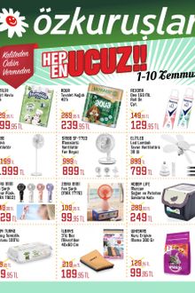 Özkuruşlar Market İndirim Kataloğu
