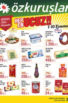 Özkuruşlar Market İndirim Kataloğu