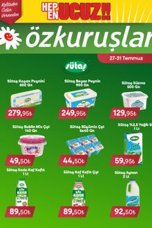 Özkuruşlar Market İndirim Kataloğu
