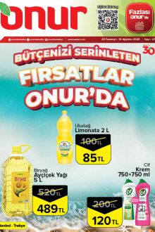 Onur Market İndirim Kataloğu