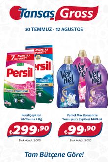 Tansaş Gross İndirim Kataloğu